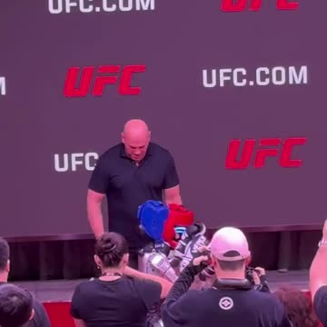 Robot Tries to Fight Dana White During Robot Battle