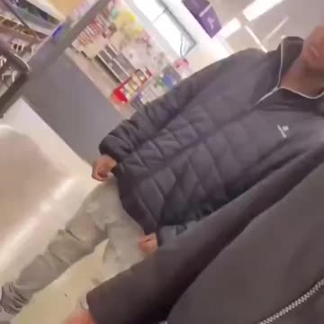 Father escorted his two sons back to return stolen items.