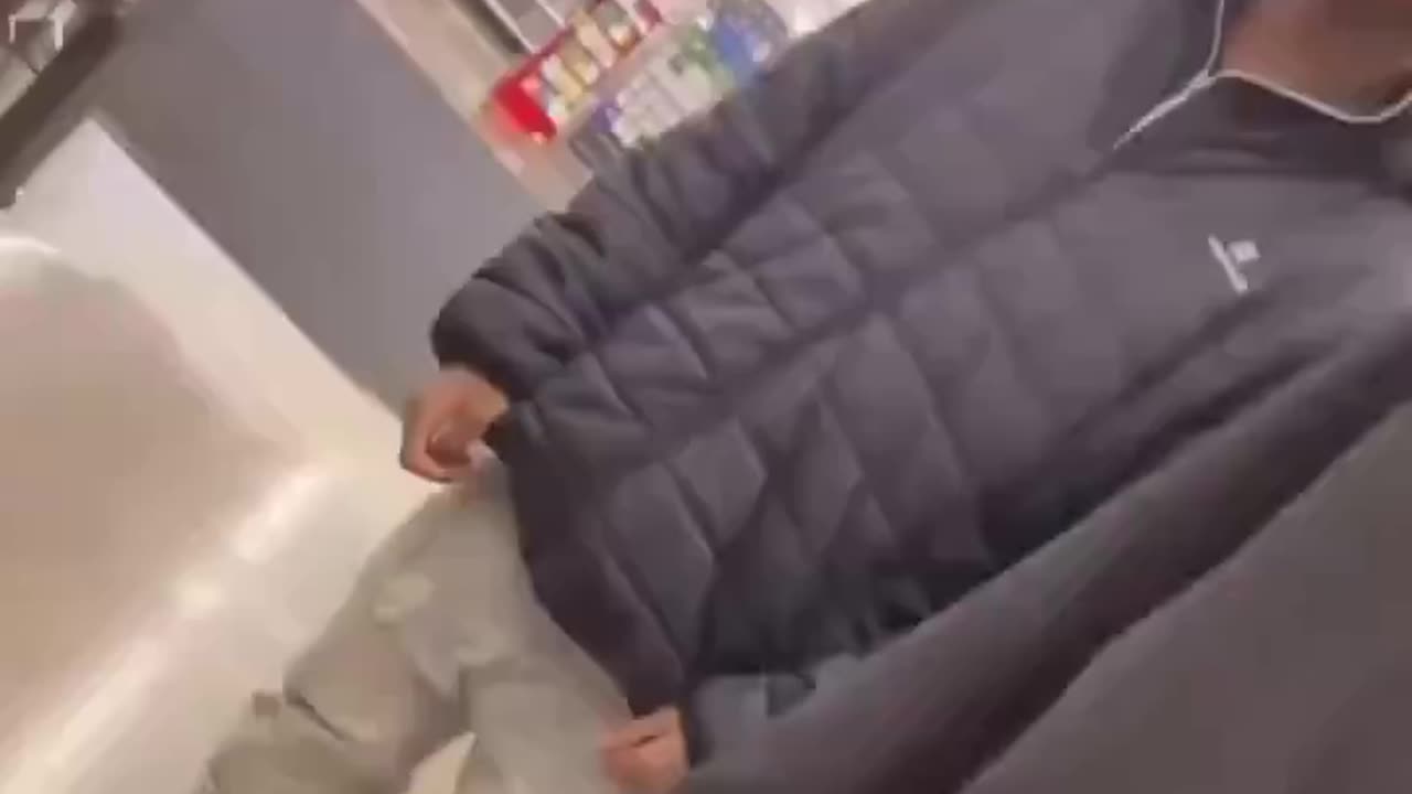 Father escorted his two sons back to return stolen items.