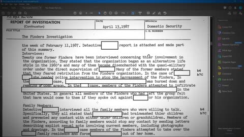 The Finders - The CIA Cult