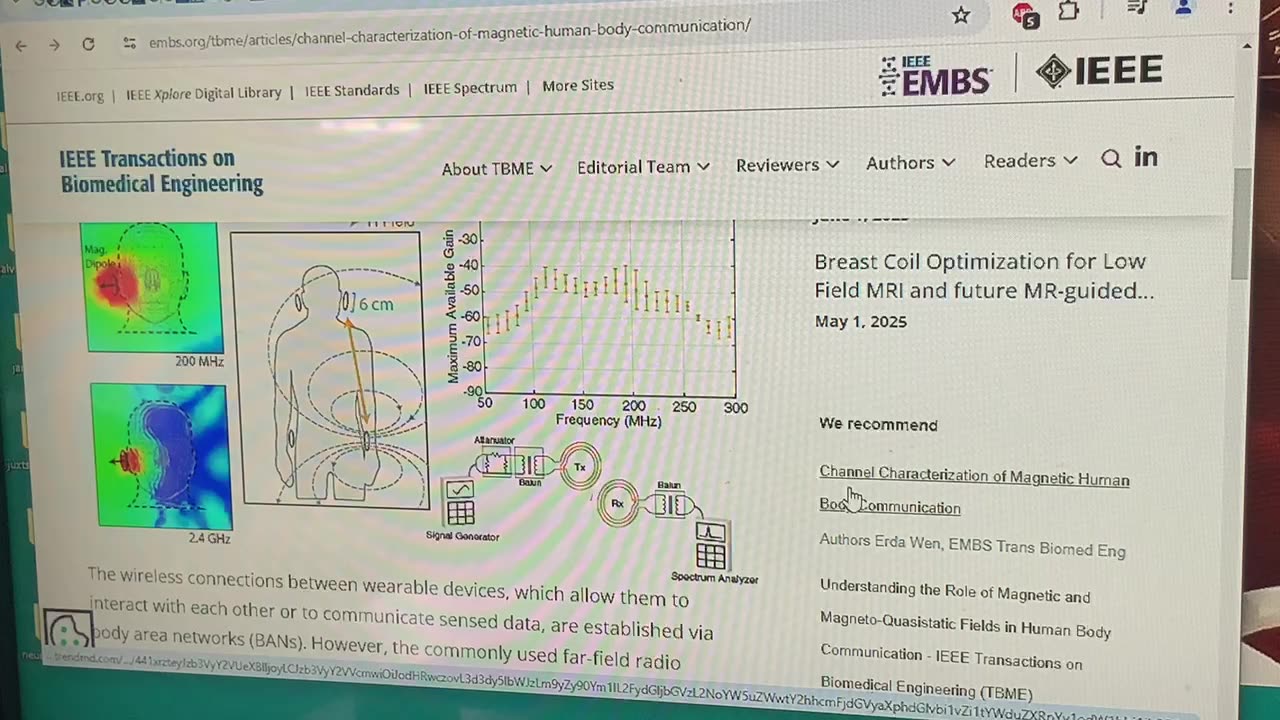 Electronic Warfare, Electromagnetic spectrum & the body