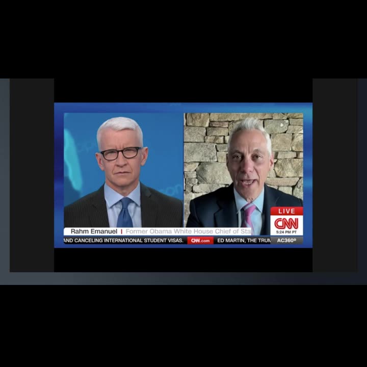 Rahm Emanuel On CNN: Trump’s Sycophantic Cabinet Contrasts Sharply With Obama’s Embrace Of Challenge