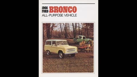 1966 Ford Bronco catalog