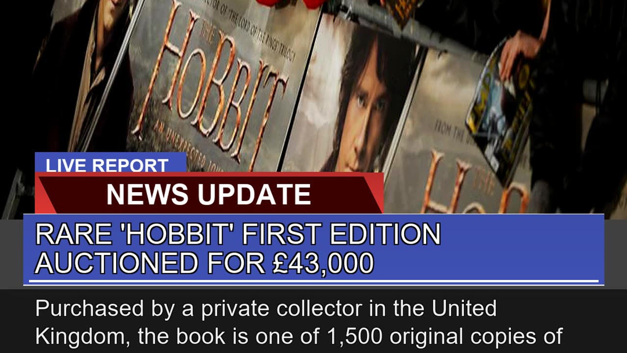 Rare Hobbit First Edition Auctioned for