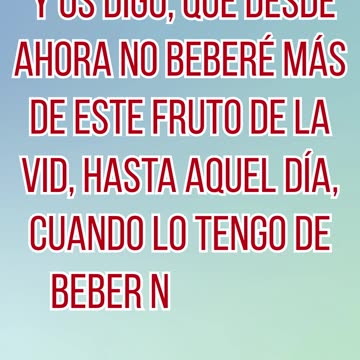 "La Promesa del Reino Venidero" Matthew 26:29 #shorts #youtube #ytshorts #jesus #views #shortvideo