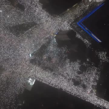 Protest in Belgrade today, 800,000 people.