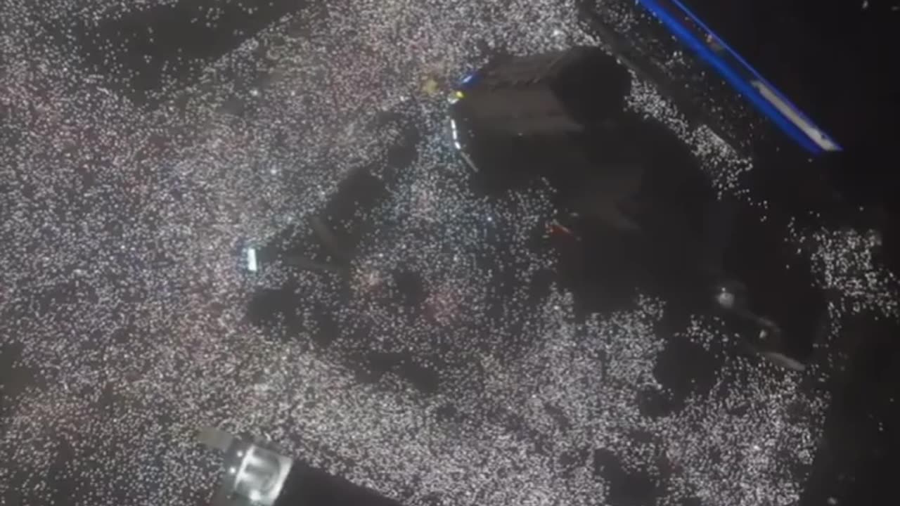 Protest in Belgrade today, 800,000 people.