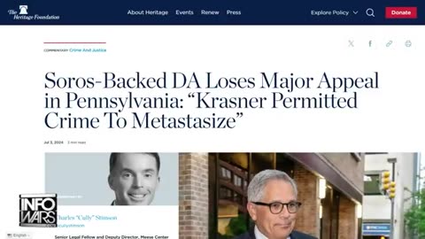 BREAKING NEWS⛔️Soros' Philadelphia DA Calls For Dems To Uprise Against Trump's Successful Law & Order Campaign