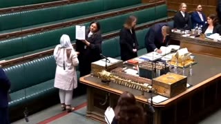 British MP Naz Shah took oath of office in British Parliament wearing hijab,