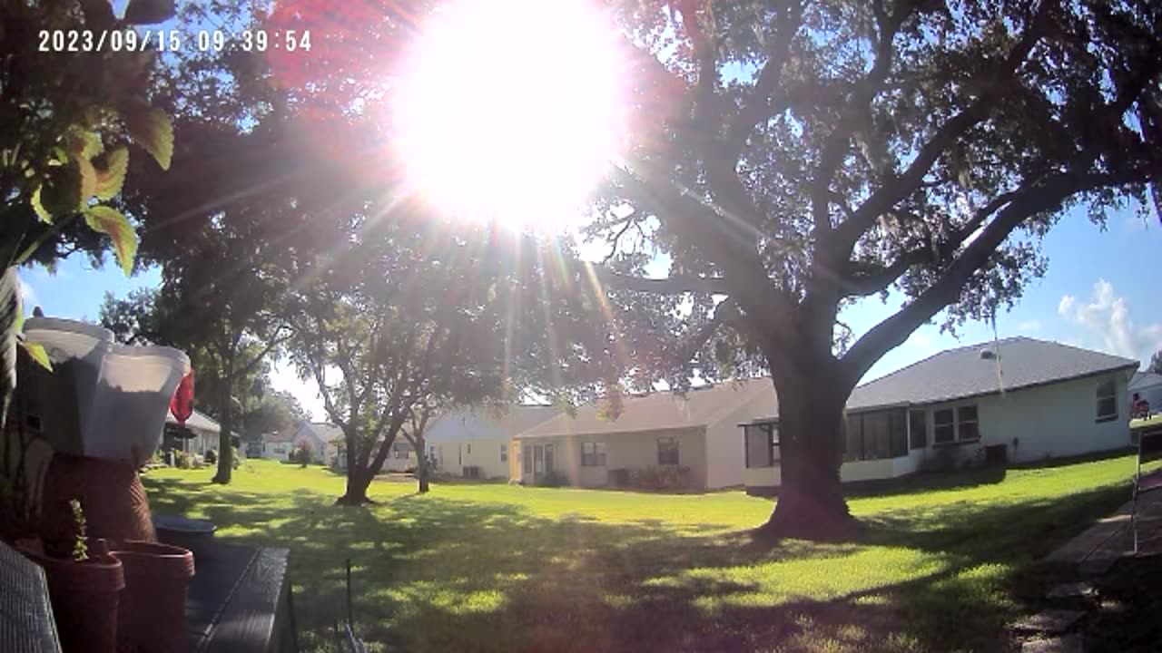 security camera orb caught 9 2024 Lakeland Florida