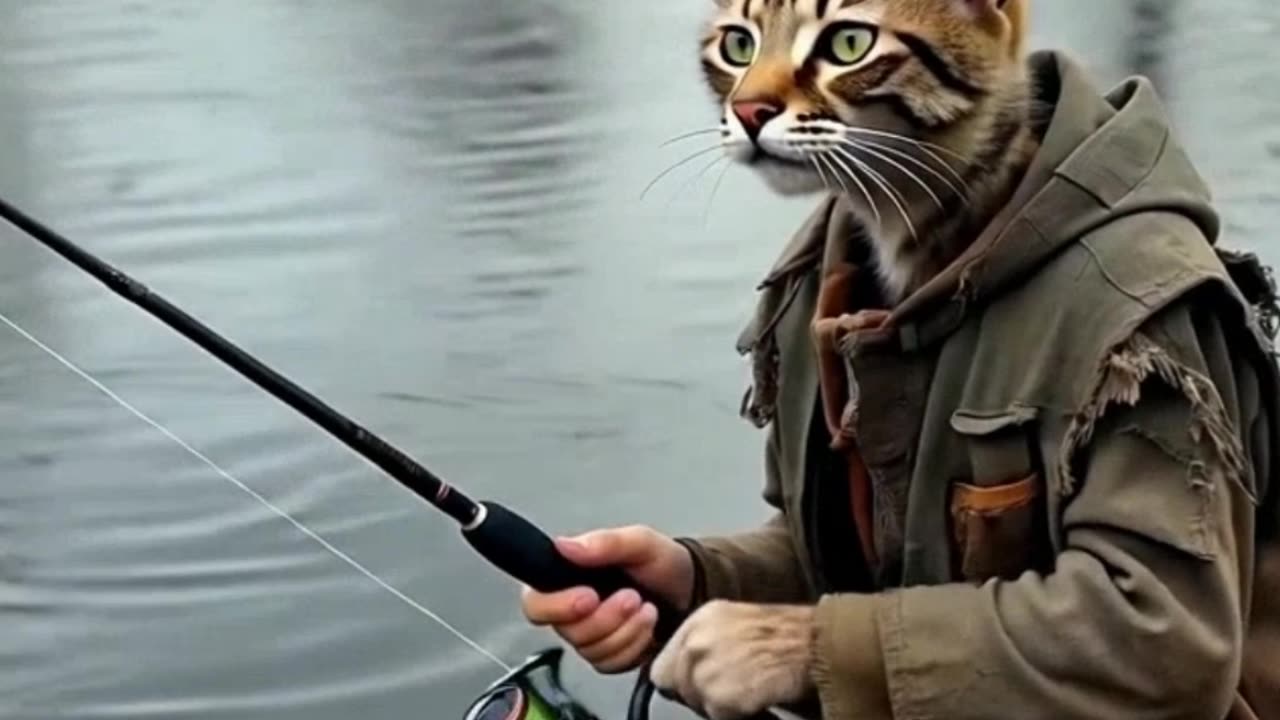 Sad Fishing Cat
