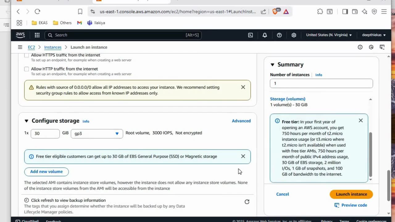 ec2 instance launch as a webserver by Deepthi Palani #Studentmade | Ekascloud