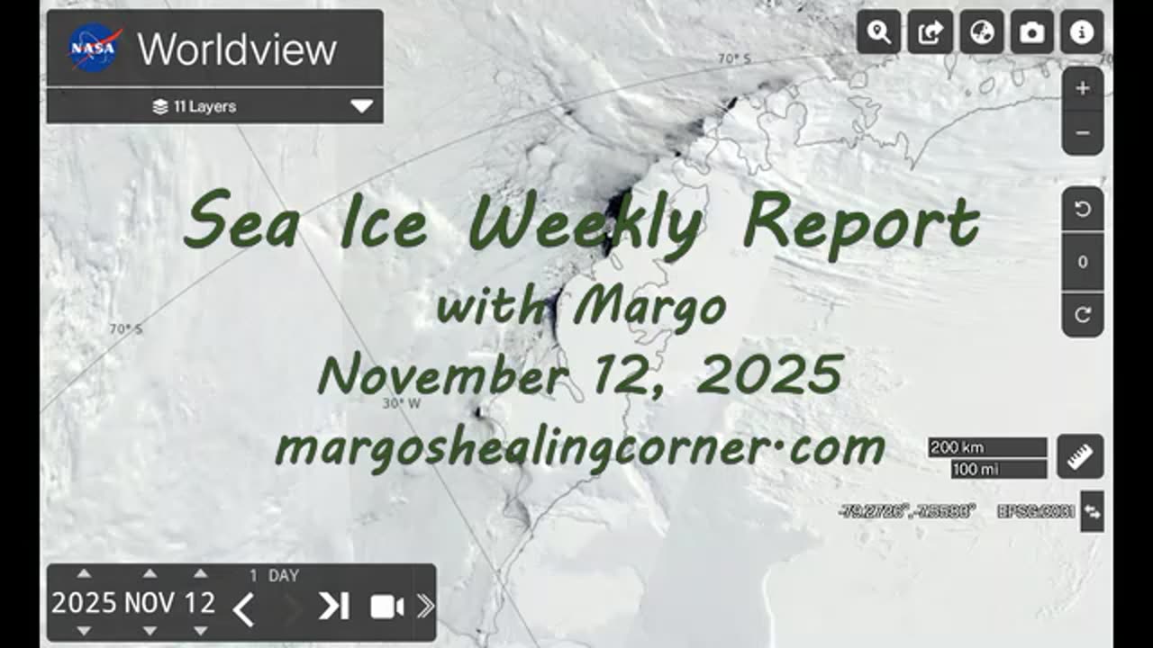 Sea Ice Weekly Report with Margo (Nov. 12, 2025)
