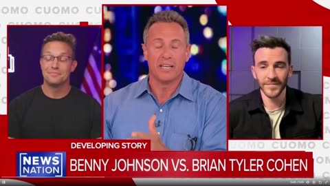 Watch me humiliate left-wing pundit Brian Tyler Cohen live on News Nation.