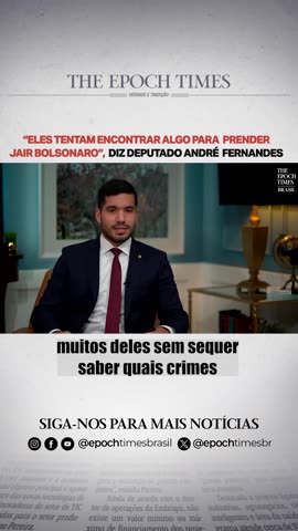 "Eles tentam encontrar algo para prender Jair Bolsonaro", diz Deputado André Fernandes. 2024-03-20
