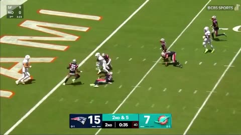 Avane Touchdown Dolphins vs Patriots 9/14/25