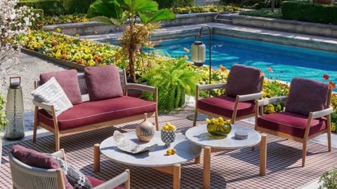 🏡Evening breezes + our outdoor loveseat = pure magic. 🛋