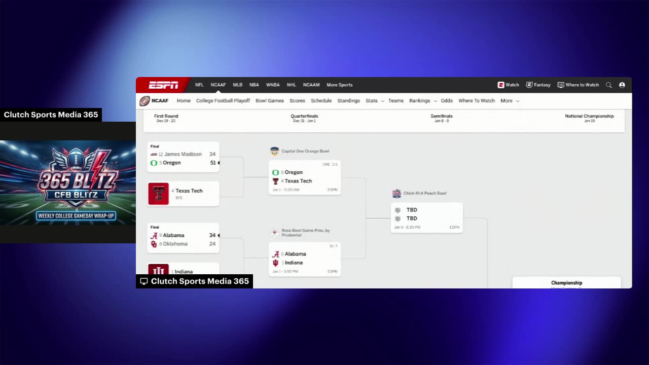365 Blitz CFB Blitz Recap Show