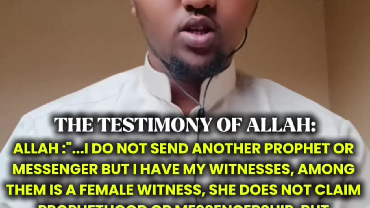 ALLAH HAS SENT HIS NEW REVELATION OF THE END TIMES TO THE WORLD THROUGH HIS WITNESS