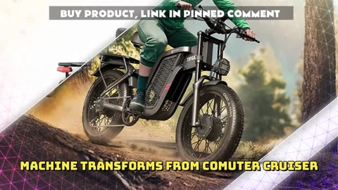 TIFGALOP F7 Electric Bike 2000W 52V 24AH Battery 20 Inch Fat Tire Electric Bike for Adults
