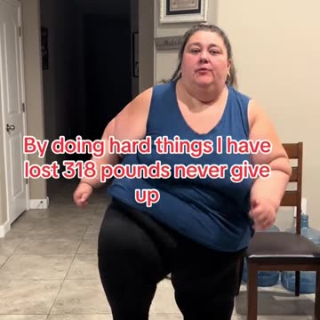 Her consistency for weight loss is admirable