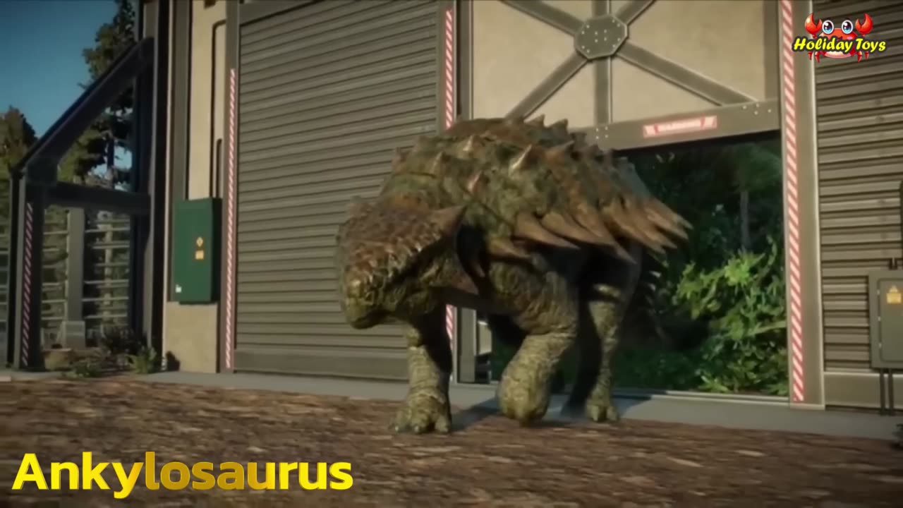 Pteranodon Flies High Then Dives and Swims in the Lake