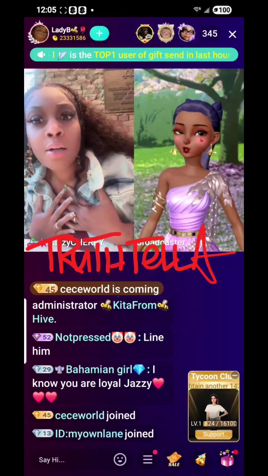 JAZZY CHERRY TELLS LADYBEE SHE ASSAULTED QUEEN TOMIKAY FOR TRINA B & THE REST OF THE APP & EXPECTS LOYALTY FROM HIM FOR BREAKING THE LAW HE DOESNT OWE HIS OWN FEELINGS OR HIS GOD ANY LOYALTY AT ALL BUT OWES HIS LOYALTY TO HER🤣🤣🤣🤣