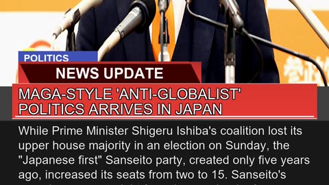 Magastyle Antiglobalist Politics Arrives in Ja