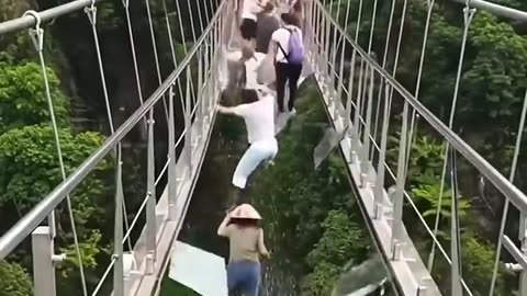 Glass Bridge Prank Gone Wild! 😱