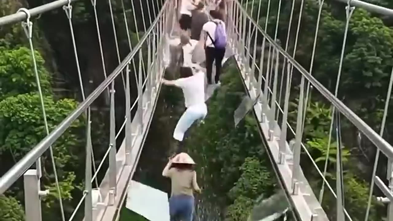 Glass Bridge Prank Gone Wild! 😱