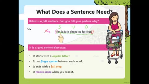 HOW TO WRITE A SIMPLE SENTENCE?