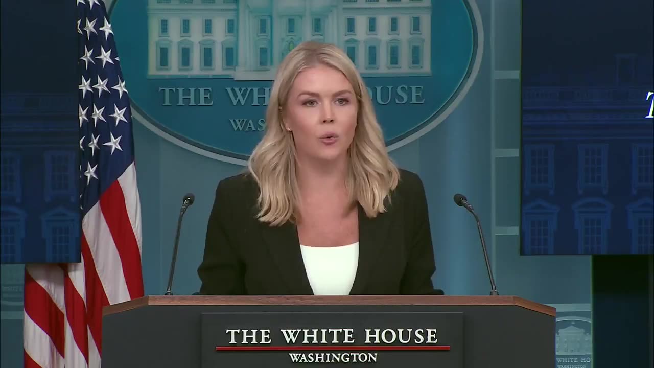 🚨🔥Karoline Leavitt: "TPS — Temporary Protected Status — is temporary, by definition. A