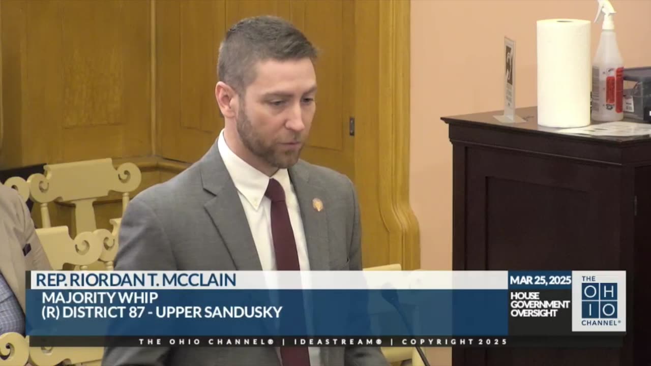 Rep. Riordan McClain introduces Convention of States in Ohio