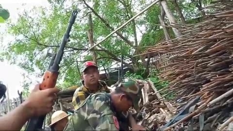 💥🐺 Myanmar War | Brutal Ambush by Wolf Force on Junta Patrol | RCF