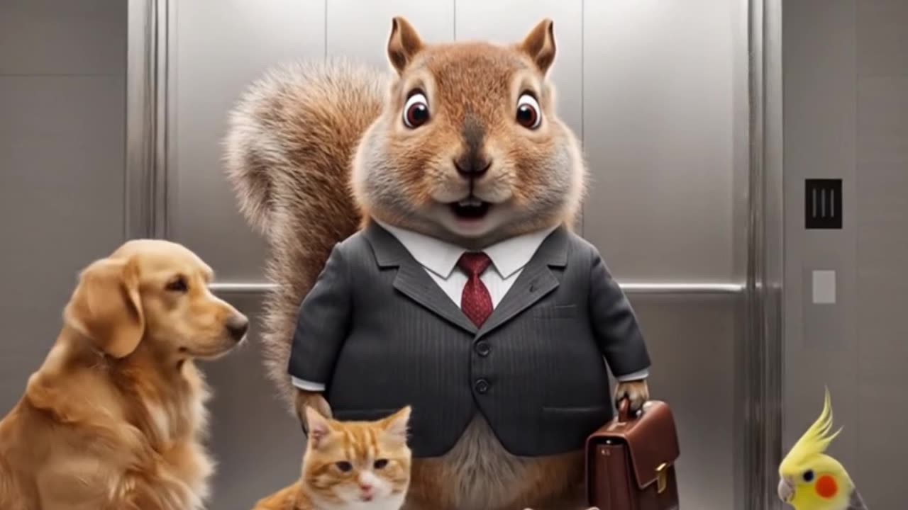 When the elevator opens... you won't believe it! 😂