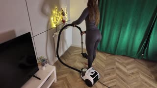 Leggings Vacuuming - Deep White Noise