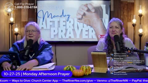 10-27-25 | Monday Afternoon Prayer | Deaconess Vicki Kloer and Pastor Nyssa Piesker