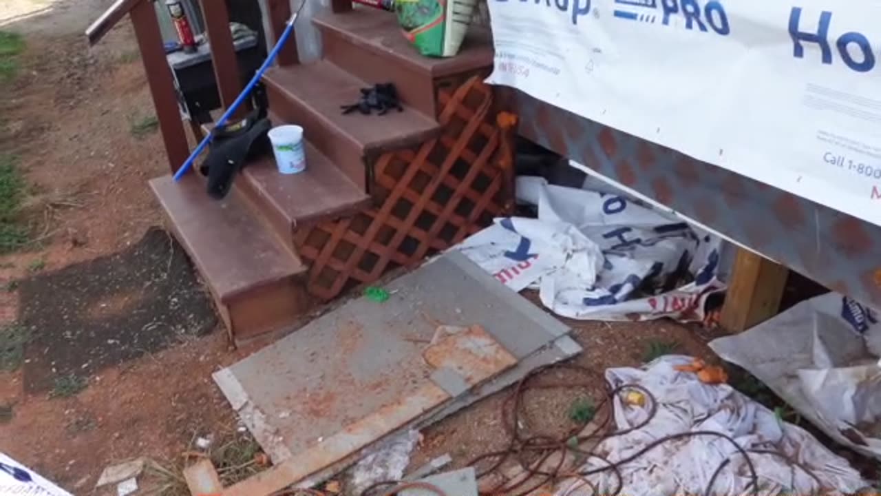 Last Cement Block Wall For The New Bath