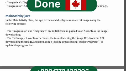 Client Work (𝐋𝐚𝐛 𝟔 ) | 𝐂𝐒𝐓𝟐𝟑𝟑𝟓 𝐋𝐚𝐛 𝟔 report Java Android TV Project with Image Downloader| Algonquin