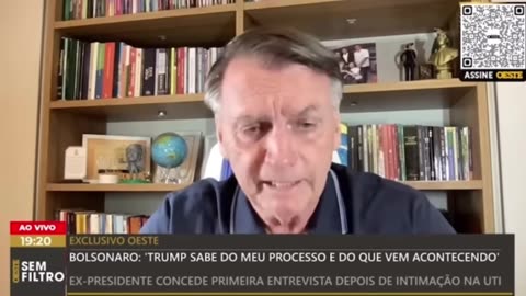 BOLSONARO AVISA: TRUMP ESTÁ POR DENTRO DE TUDO, DIZ BOLSONARO!