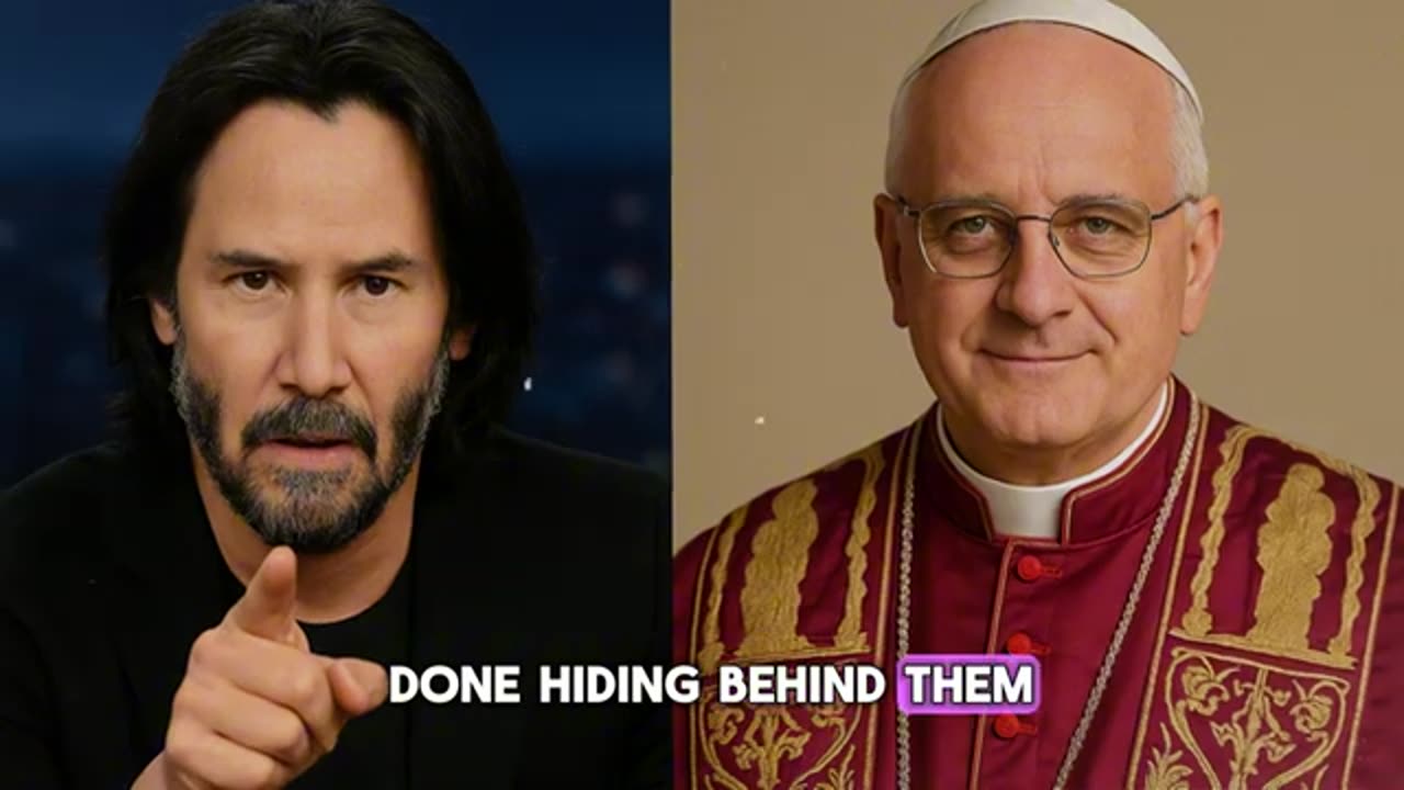 He Has NO SHADOW — Keanu Reveals What the New Pope Doesn’t Want You to Know…