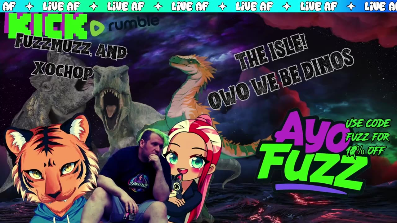 THE ISLE DINO COLLAB WITH XOCHOP AND FUZZMUZZ