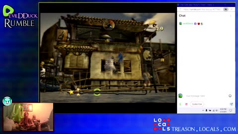 Lydia plays "Kung Fu Chaos" <classic xbox>