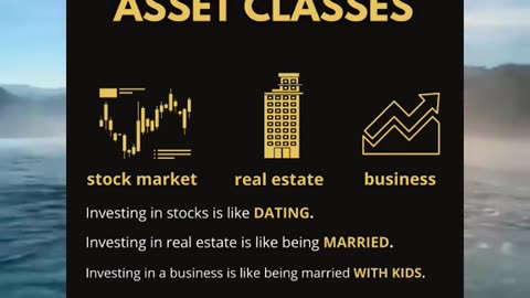 The 3 Major asset classes