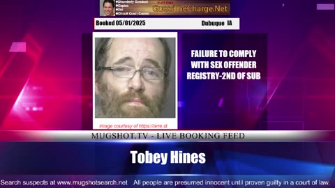 Mugshot TV - Live Arrest Booking Video Stream