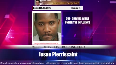 Mugshot TV - Live Arrest Booking Video Stream