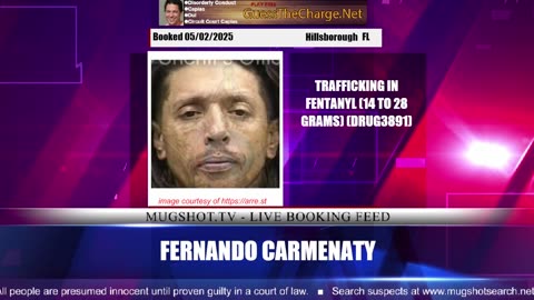 Mugshot TV - Live Arrest Booking Video Stream