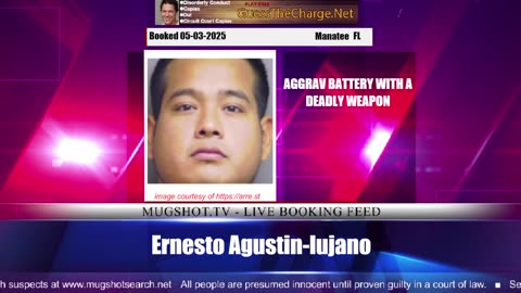 Mugshot TV - Live Arrest Booking Video Stream