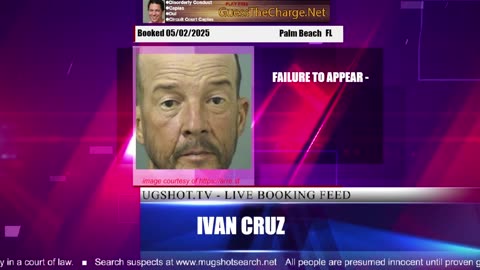 Mugshot TV - Live Arrest Booking Video Stream
