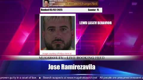 Mugshot TV - Live Arrest Booking Video Stream